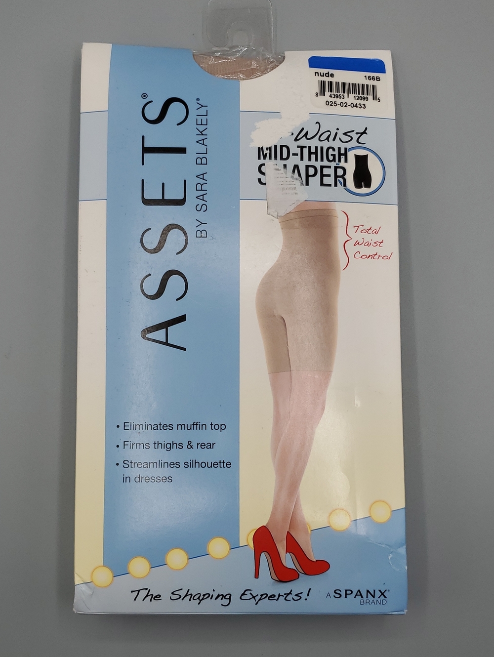 ASSETS by Sara Blakely High Waist Mid Thigh Shaper 166B | Nude | NWT | Size 4